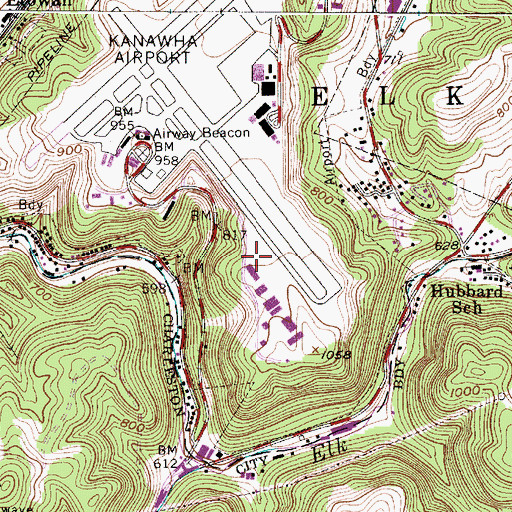 Topographic Map of Healthnet II Ambulance, WV