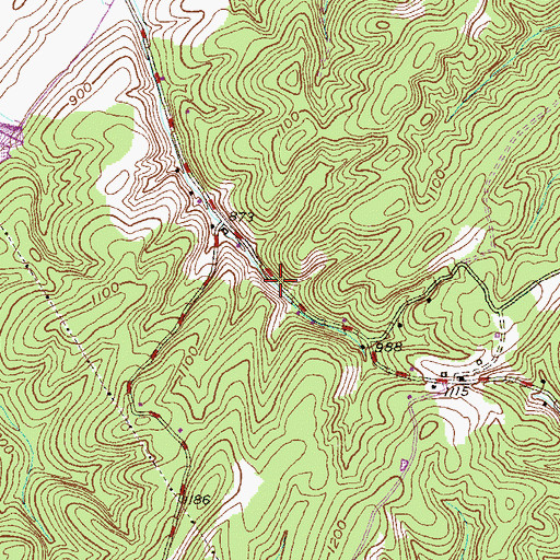 Topographic Map of Valley Medical Transport, WV