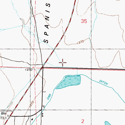 Topographic Map of Reno Fire Department Station 17, NV