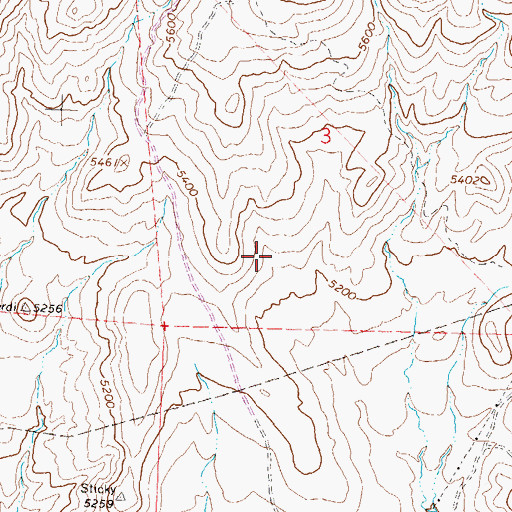 Topographic Map of Reno Fire Department Station 19, NV