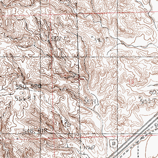 Topographic Map of Mesquite Fire and Rescue Station 3, NV