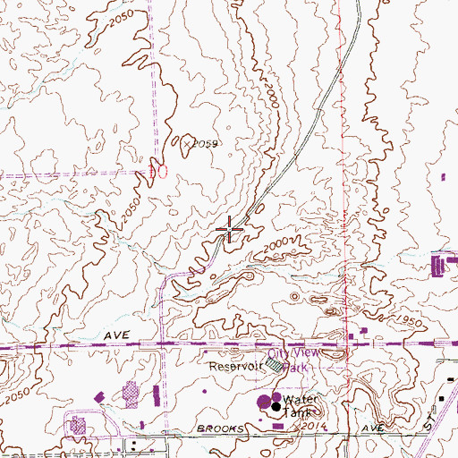 Topographic Map of Medic West Ambulance, NV