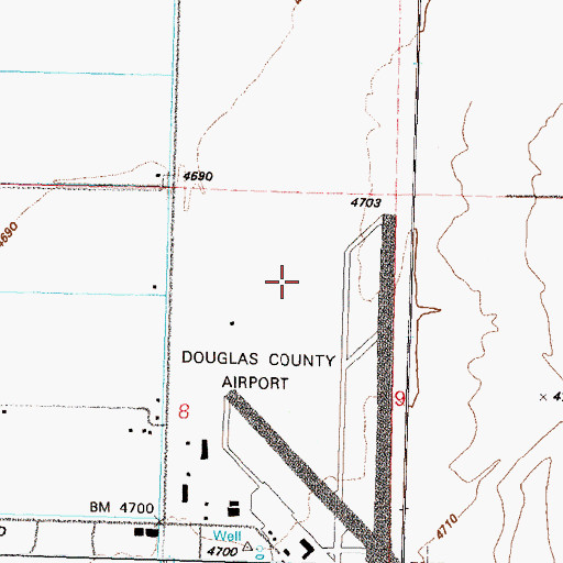 Topographic Map of Sierra Front Interagency Dispatch and Air Operations Center, NV