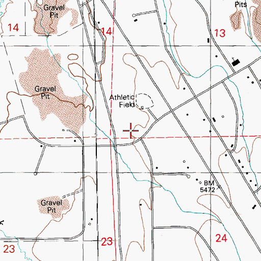 Topographic Map of Spring Creek Volunteer Fire Department, NV