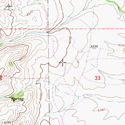 Topographic Map of Jerritt Canyon Mine Fire and Emergency Medical Services, NV