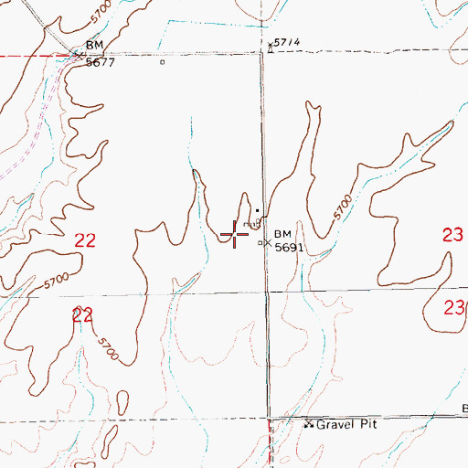 Topographic Map of Metropolis Volunteer Fire Department, NV