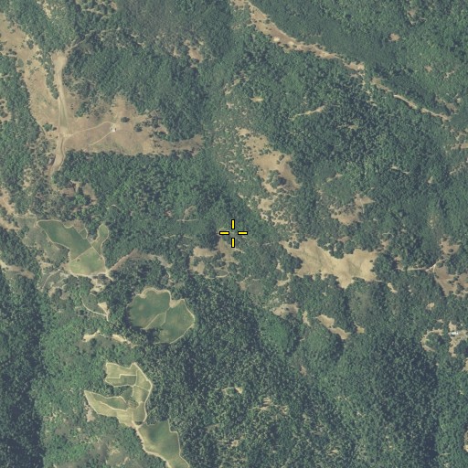 Aerial/Satellite Image of Cedar Opening, CA