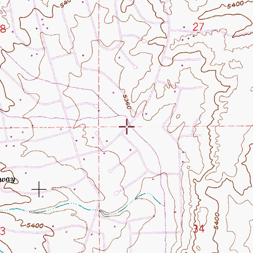 Topographic Map of Spring Creek Volunteer Fire Department Station 3, NV