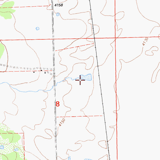 Topographic Map of Cedar Run Creek, CA