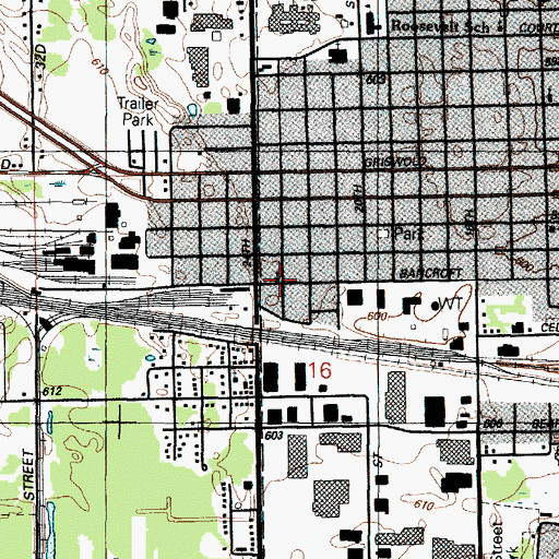 Topographic Map of Only Believe Outreach Ministry, MI