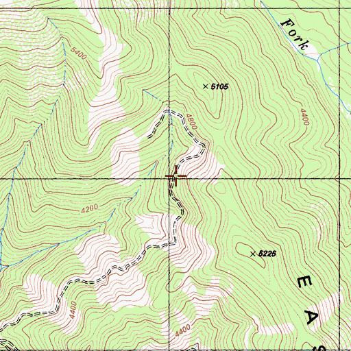 Topographic Map of Cedar Spring, CA