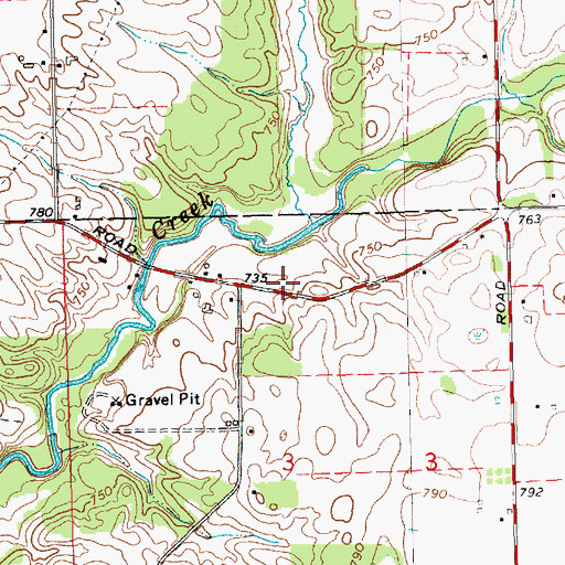 Topographic Map of Nickelplate Post Office (historical), MI