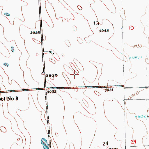 Topographic Map of Zochol Feedlot, NE