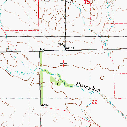 Topographic Map of Darnall Feedlot, NE