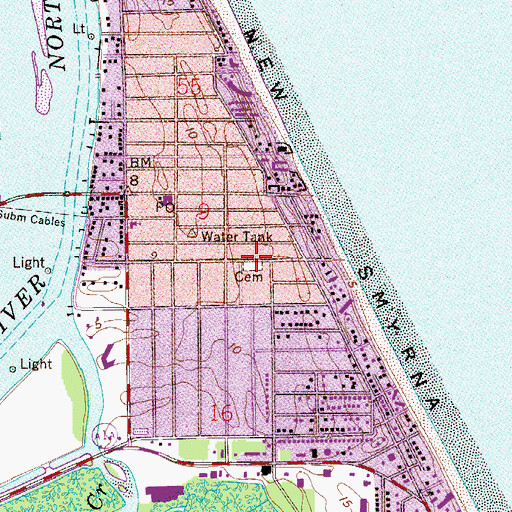 Topographic Map of Detwiler Park Cemetery, FL