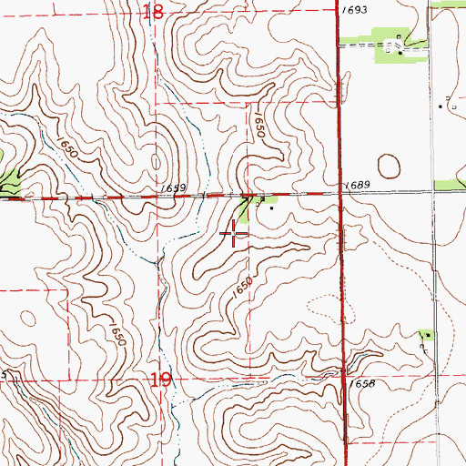 Topographic Map of Eisenmenger Farms, NE