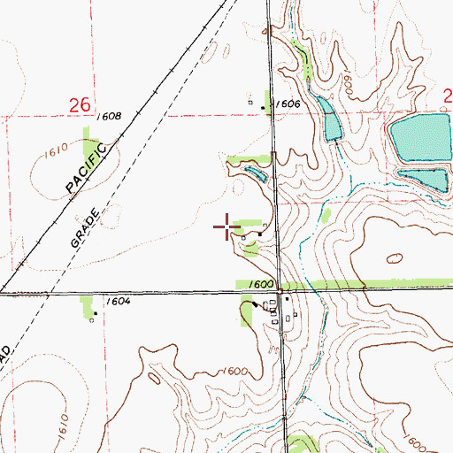 Topographic Map of Grass Valley Farms, NE