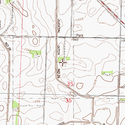 Topographic Map of Tauer Farm, MN