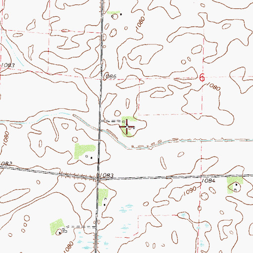 Topographic Map of Goblirsch Dairy, MN