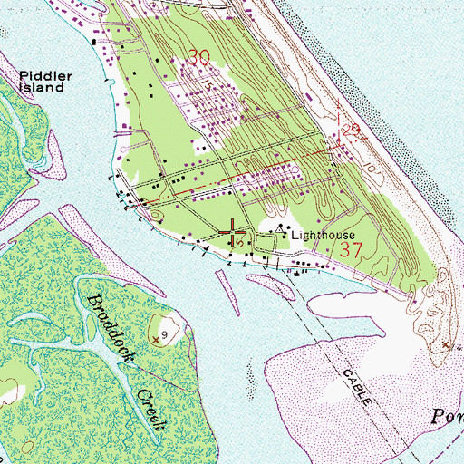 Topographic Map of Pacetti Family Cemetery, FL