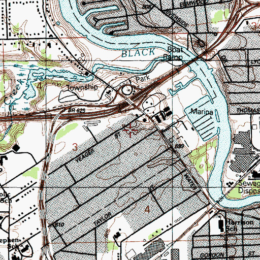 Topographic Map of Knowlton Ice Museum, MI