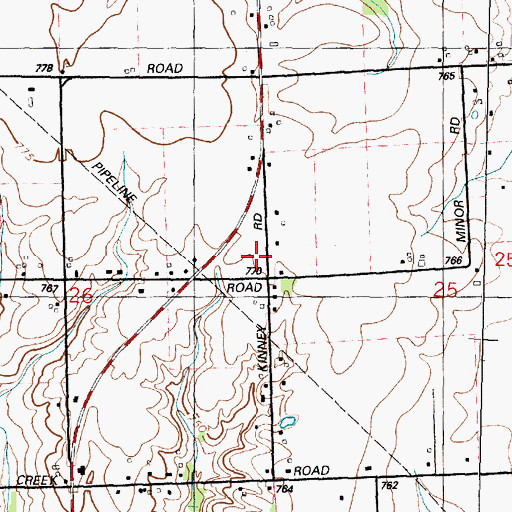 Topographic Map of Saint Andrew Lutheran Church, MI
