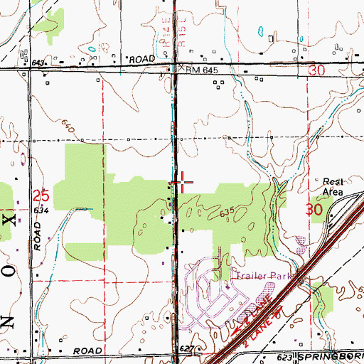 Topographic Map of MacDonald Elementary School, MI