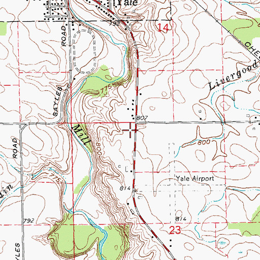 Topographic Map of Family First Health Care Clinic, MI
