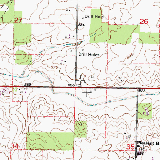 Topographic Map of Stratton Greenhouses, OH
