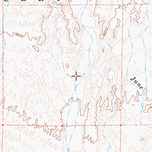 Topographic Map of East Fork Ironwood Canyon, CA