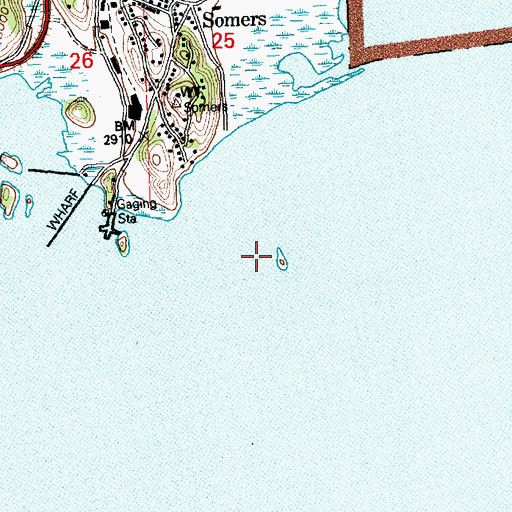 Topographic Map of Invitation Island, MT