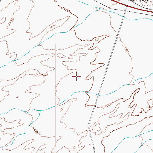 Topographic Map of East Globe Census Designated Place, AZ