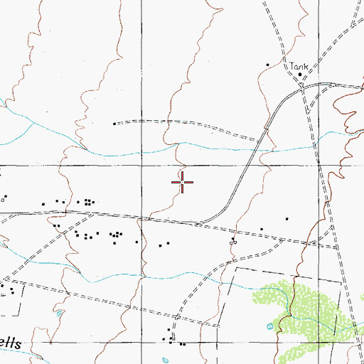 Topographic Map of Gu Oidak Census Designated Place, AZ
