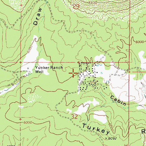 Topographic Map of Mead Ranch Census Designated Place, AZ