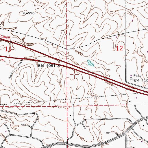 Topographic Map of Pimaco Two Census Designated Place, AZ