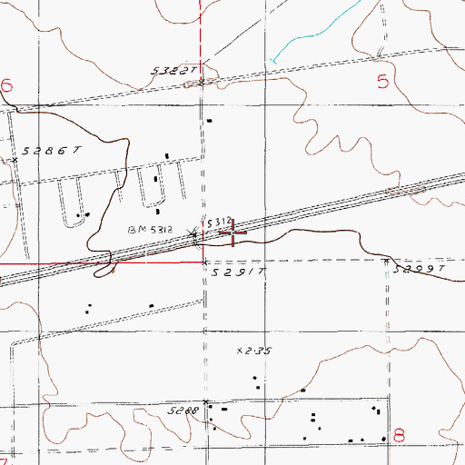 Topographic Map of Sun Valley Census Designated Place, AZ
