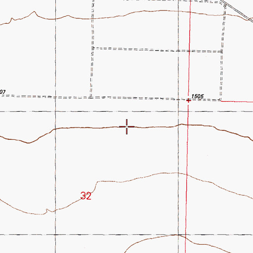 Topographic Map of Sunwest Census Designated Place, AZ