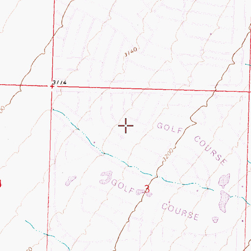 Topographic Map of Valle Vista Census Designated Place, AZ