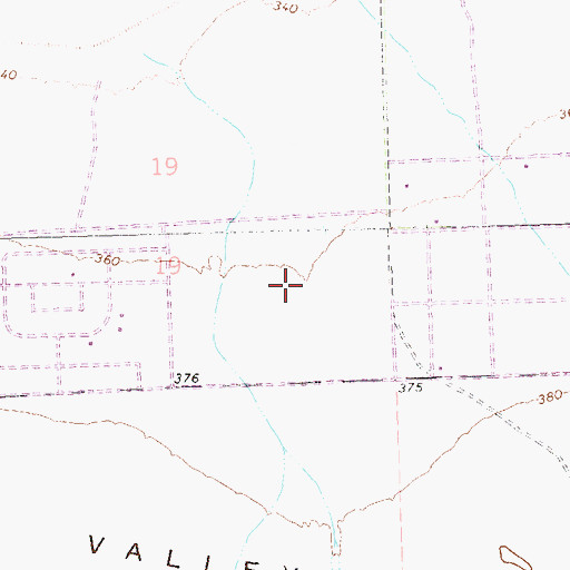Topographic Map of Wellton Hills Census Designated Place, AZ
