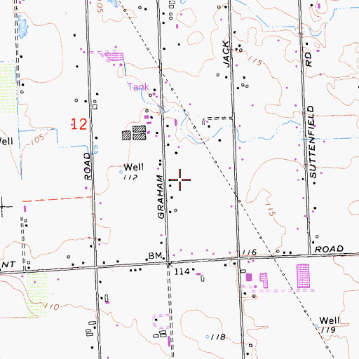 Topographic Map of Dogtown Census Designated Place, CA