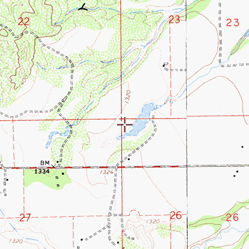 Topographic Map of Lodoga Census Designated Place, CA