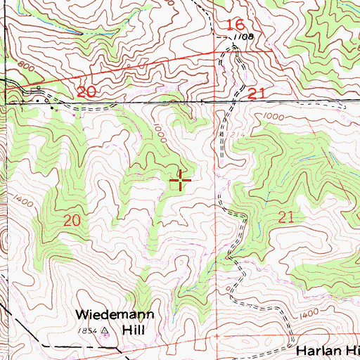 Topographic Map of Norris Canyon Census Designated Place, CA