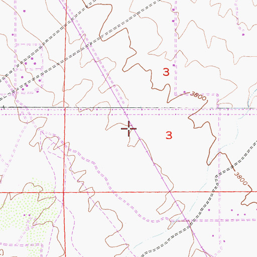 Topographic Map of Oak Hills Census Designated Place, CA