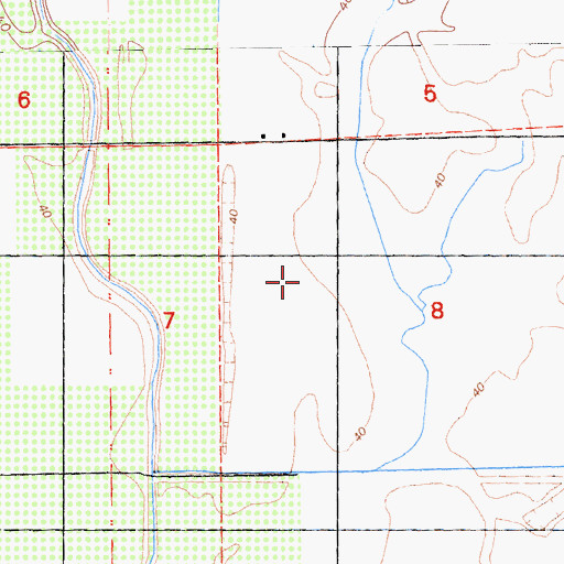 Topographic Map of Plumas Lake Census Designated Place, CA