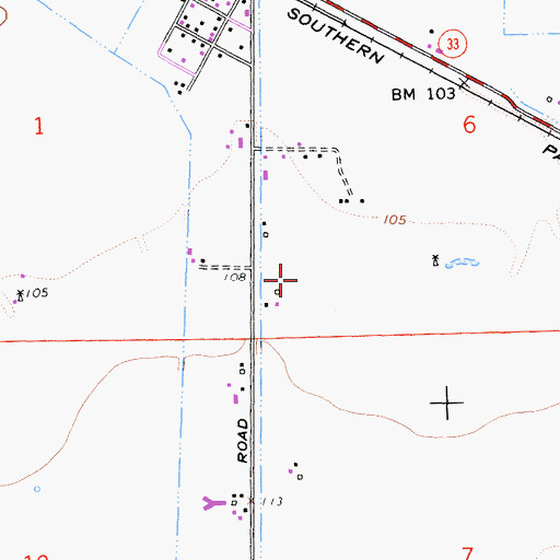 Topographic Map of Volta Census Designated Place, CA