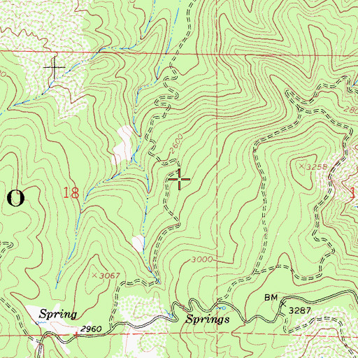 Topographic Map of Upper Lake-Nice Division, CA
