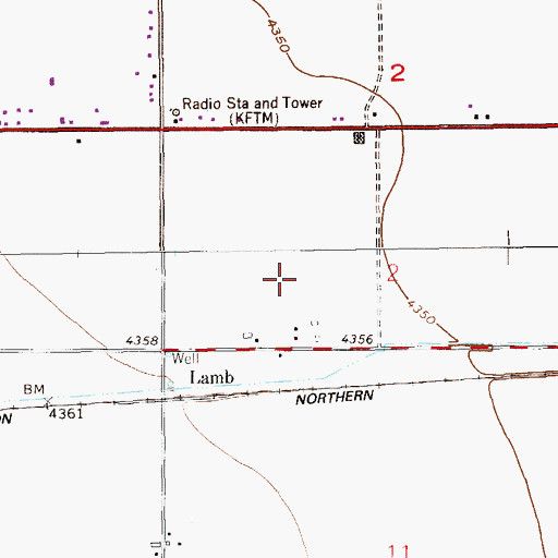 Topographic Map of Trail Side Census Designated Place, CO