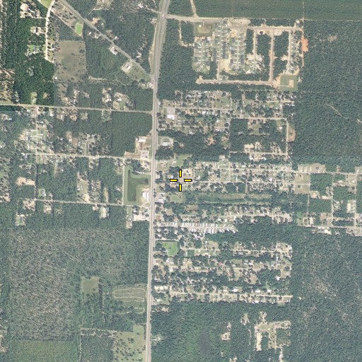 Aerial/Satellite Image of Point Baker Census Designated Place, FL