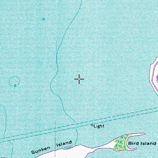 Topographic Map of Palm River-Gibsonton Division, FL