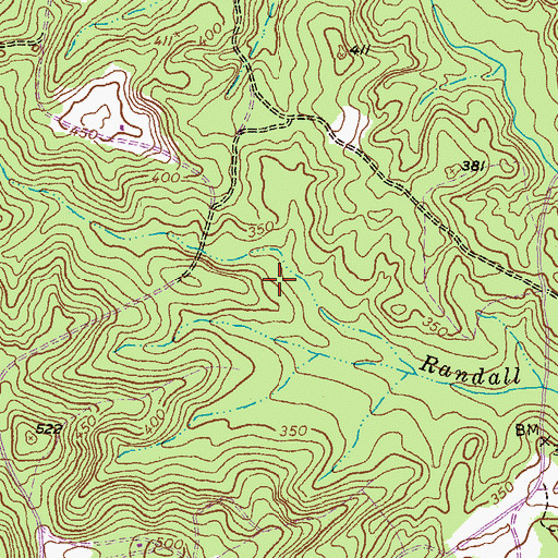 Topographic Map of Fort Benning Division, GA